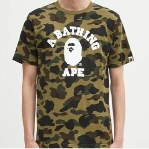 A Bathing Ape BAPE 1st Camo College Camo Tee Men’s (L)